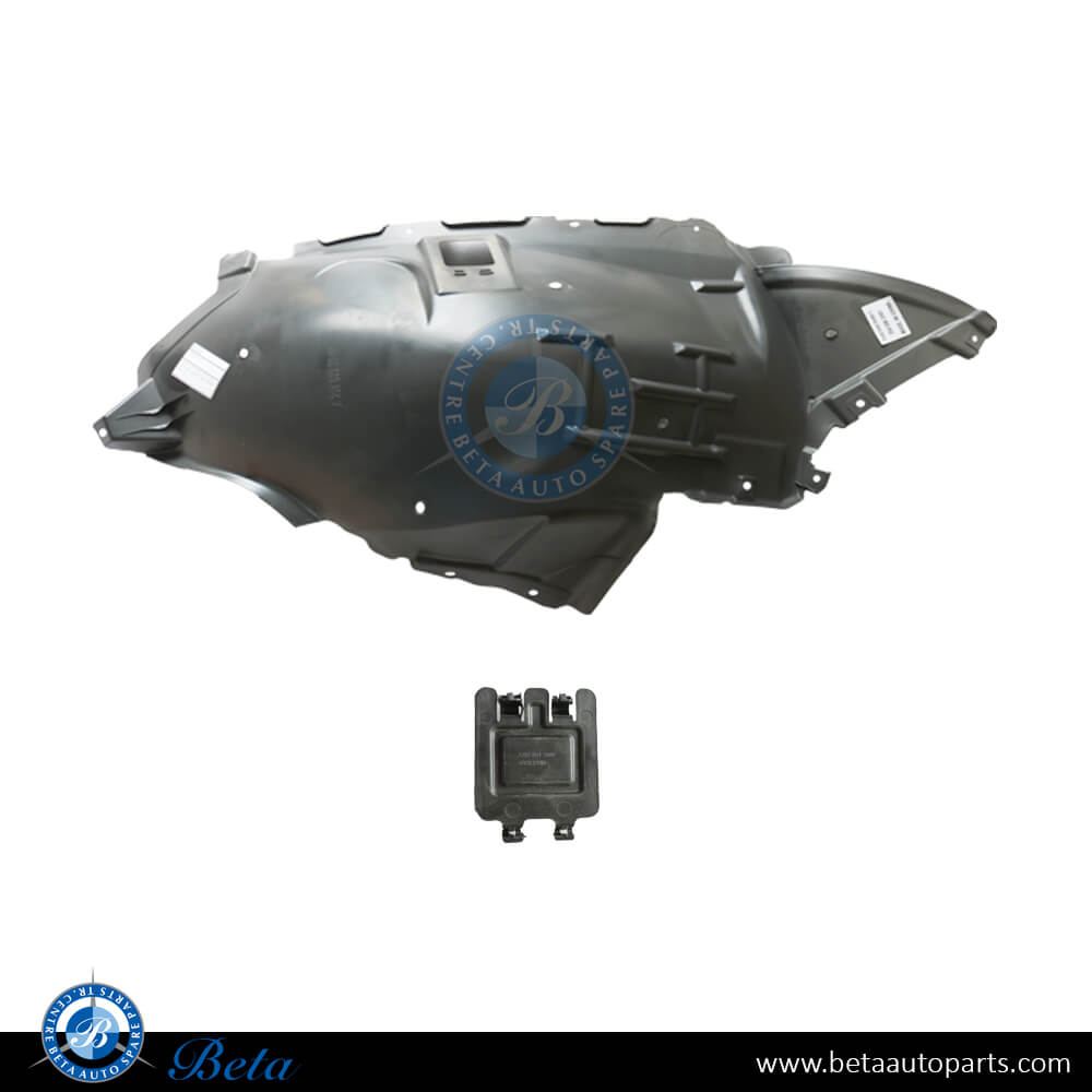 Left Side Front Wheel Fender Liner - Front Half for Mercedes GLC-Class 2023-Up models, Part Number 2546903101 Left Side Front Wheel Fender Liner - Front Half for Mercedes GLC-Class 2023-Up models, Part Number 2546903101